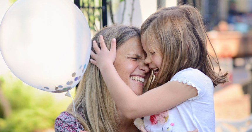 mum and daughter love
