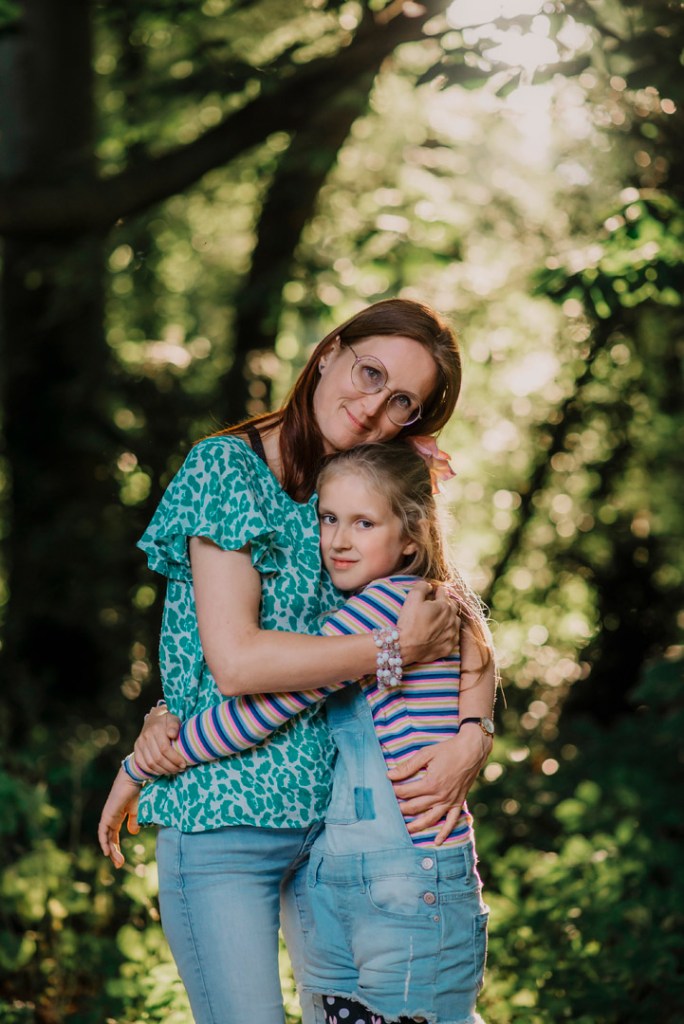Mother love and teen girl