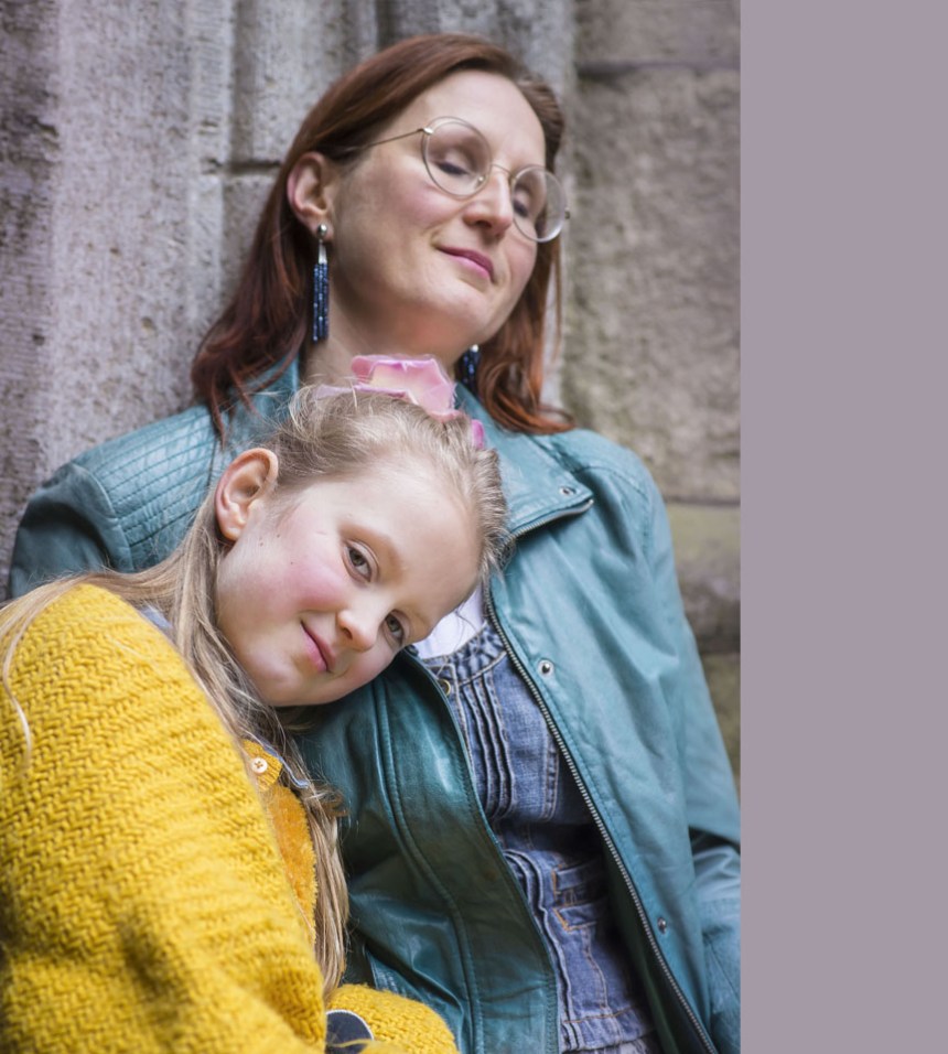 Mother and daughter photoshoot