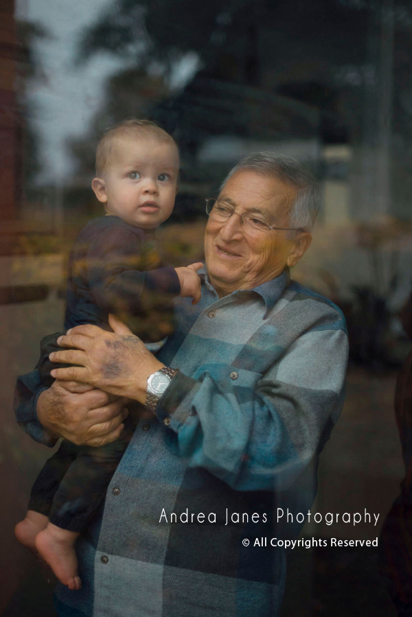 Grandfather and grandson