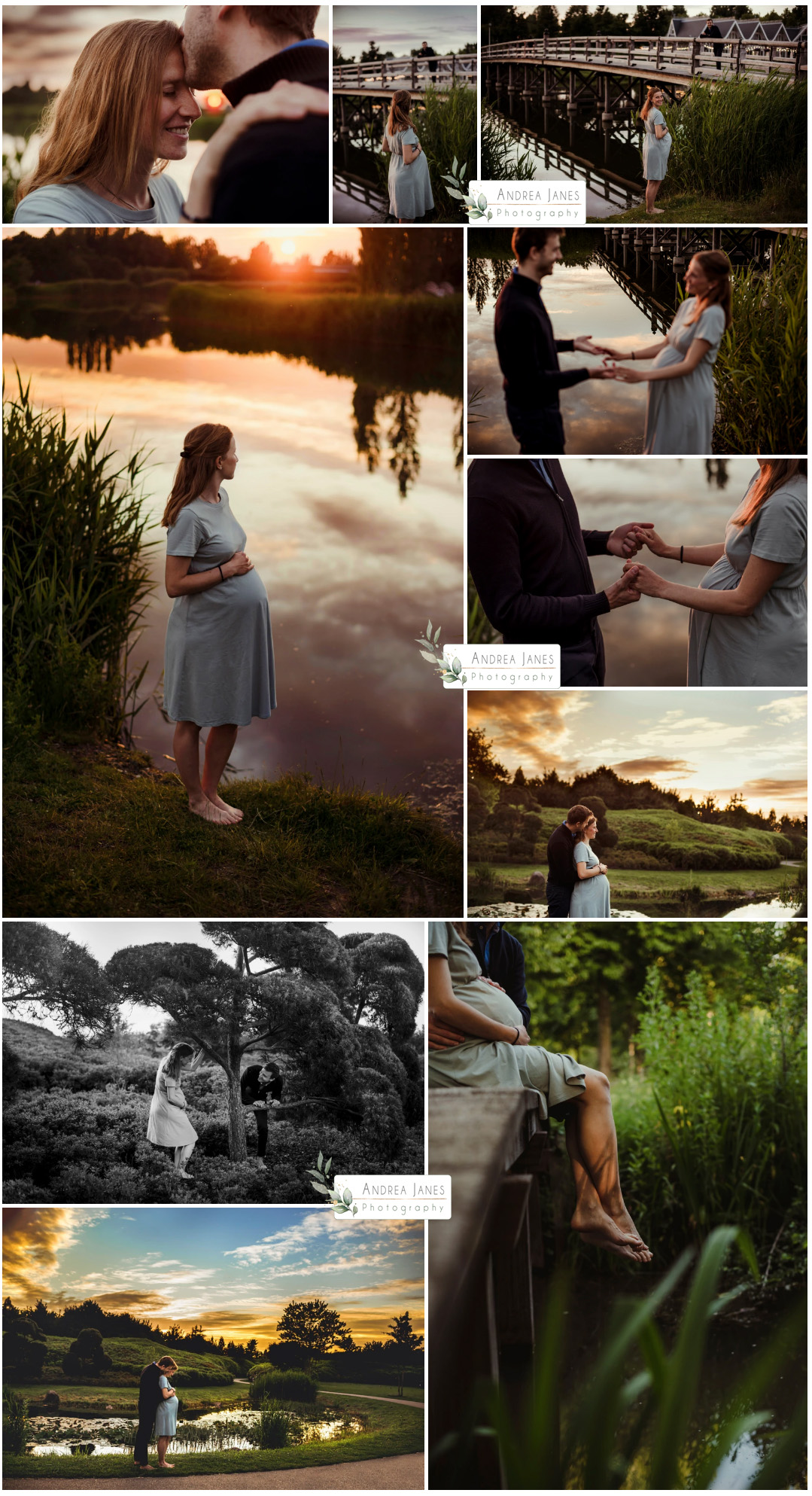 Netherlands Nederland Maternity Photoshoot Sunset Pregnant Leidsche Rijn Golden hour